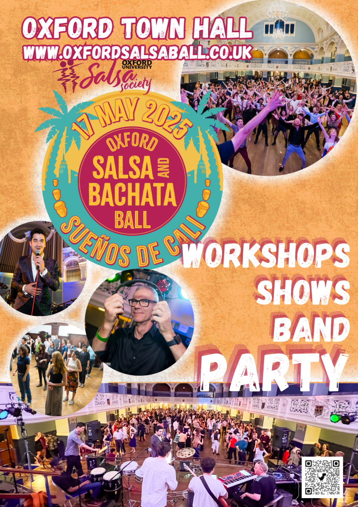 Oxford Salsa and bachata ball flyer